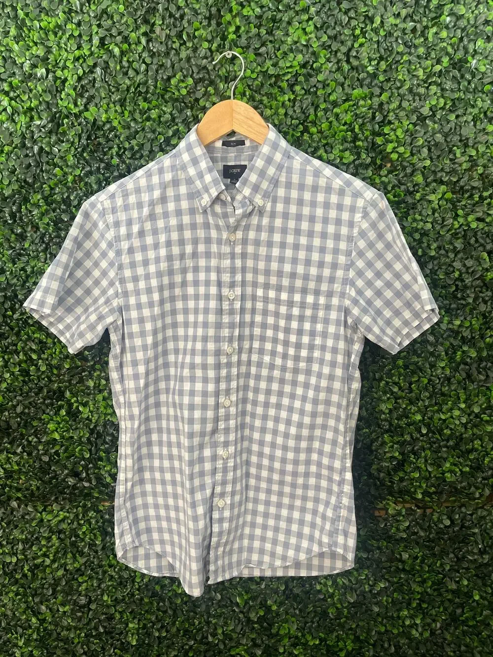 J.Crew Men’s Casual Button Up Shirt, Plaid, Size Small Slim